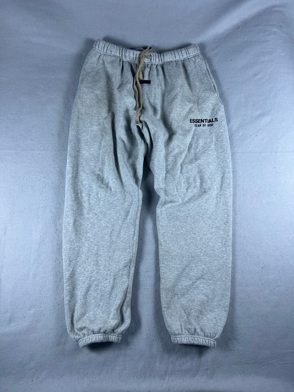 Fear of God Essentials Sweatpants Mens M Heather Gray Fleece Joggers Athleisure